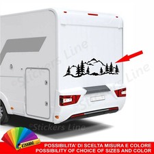Adesivo per camper MONTAGNA e