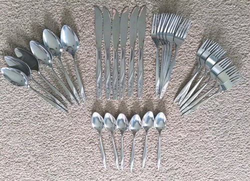 Set posate porzioni - 6, american
