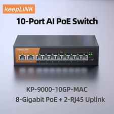 Switch Gigabit 10 porte con 8