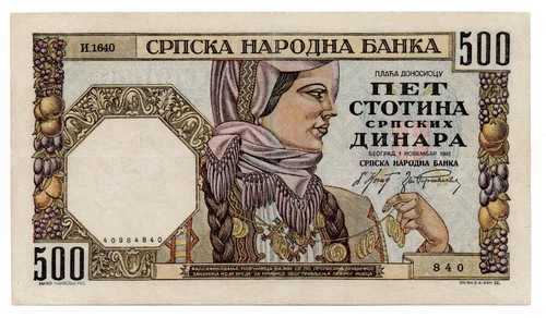Jugoslavia banconota da - -,