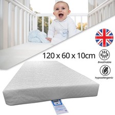 Lettino neonato trapuntato e impermeabile materasso in schiuma in tutte le misure