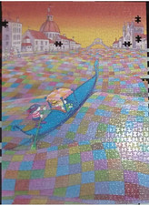 HEYE Puzzle Mordillo 8760 1988 Venezia 1000 Pezzi Non Completo 68x48 Cm 6 pezzi 