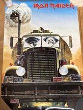 Iron Maiden Poster Vintage,1994 - 1995 Eddie, X Factor - Cd,lp
