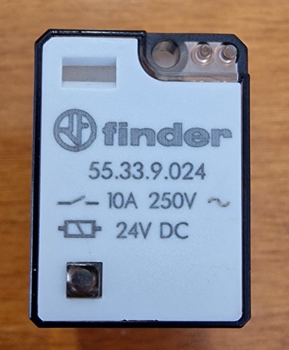 Relè finder 024 - finder, 55.33.9.024.0000
