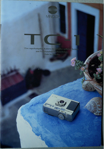 Minolta depliant leaflet - minolta, depliant/leaflet