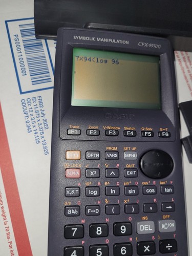 Casio calcolatrice cfx - casio,
