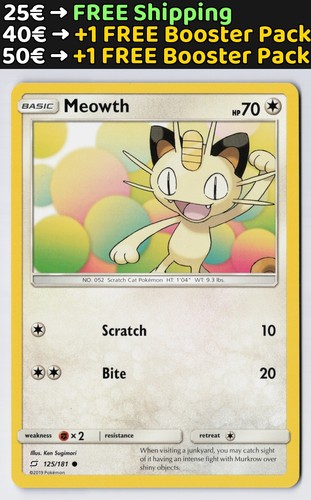 Meowth sm9 125 - sm9,