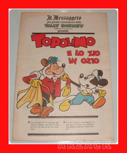 Topolino supplemento - supplemento, il