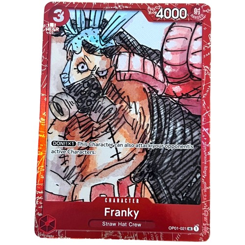 One piece card franky op01 - piece, op01-021