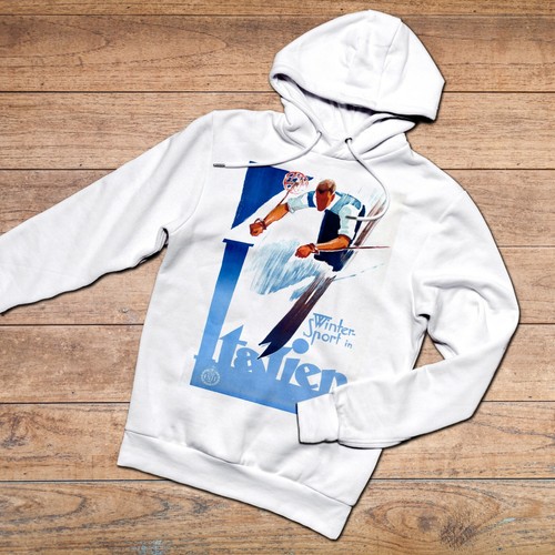Felpa hoodie vintage - hoodie, italien
