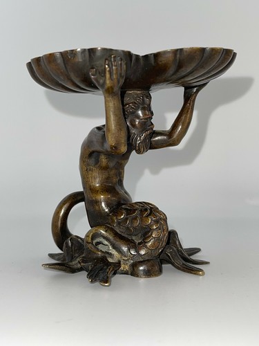 Statua bronzo tritone - in,