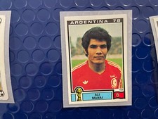 PANINI ARGENTINA 78 TUNISIA MANAI N 167  RECUPERO