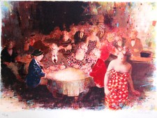 Carlo Roselli "Poesie di un Artista" Serigrafia materica cm.50x35 +COA