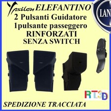3 Pulsanti per pulsantiera LANCIA Y ELEFANTINO alzavetri finestrini tasto