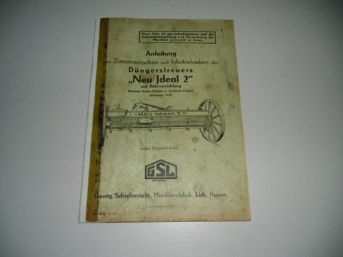 Manuale uso concimatore - manuale, d'uso