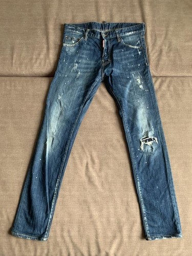 Jeans uomo dsquared2 navy - uomo,