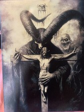 H R Giger-esque 12x8 framed