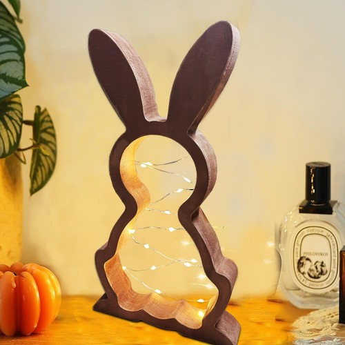 Coniglietti pasquali legno - coniglietti,