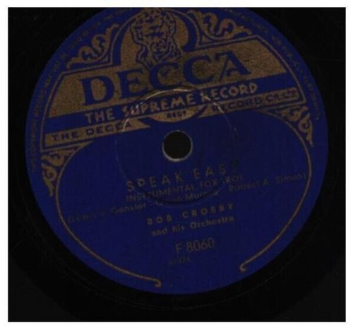 Schellack bob crosby - bob, his
