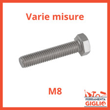 Viti M8 in Acciaio Inox Testa