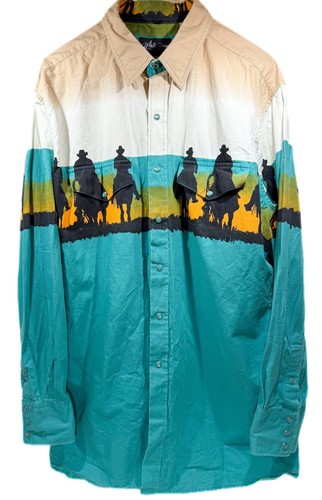 Camicia western cavallo - , bianco