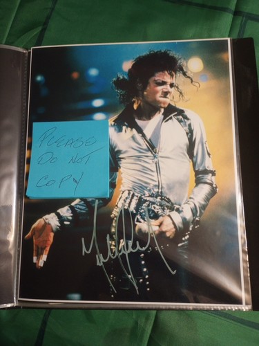 Michael jackson signed - jackson,