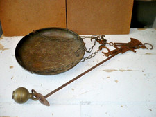 CASA MODERNARIATO ANTICA STADERA ANNI 50 peso 25Kg OTTONE REALIZZO AFFARE!