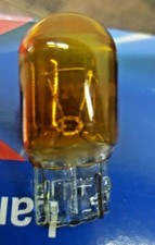 10 X LAMPADINE TUTTOVETRO T20 WY21W Arancio