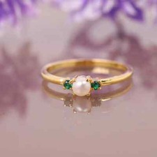 Anello di fidanzamento perla