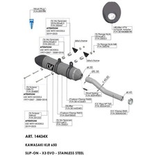 LEOVINCE TERMINALE SCARICO X3