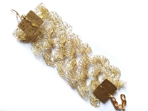 Bracciale lavorato mano - bracciale,