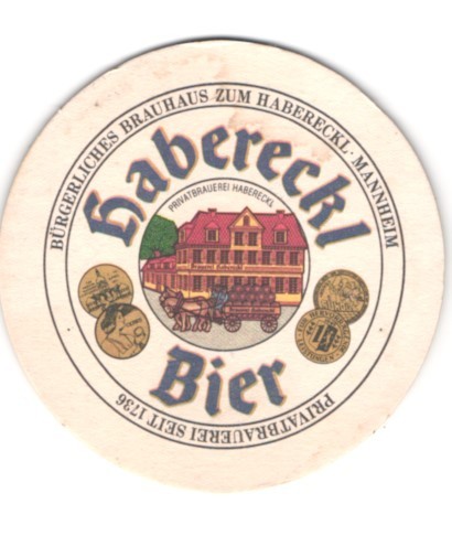 Sottobicchiere birra mannheim - birra,