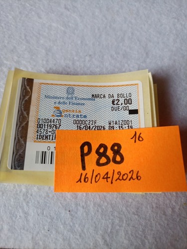 P88 marca bollo 2 - p88,