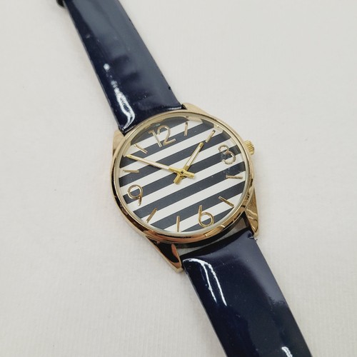 Orologio righe blu navy - orologio, a