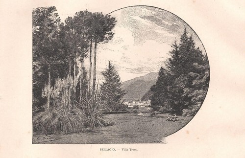 Bellagio lago como - di, villa
