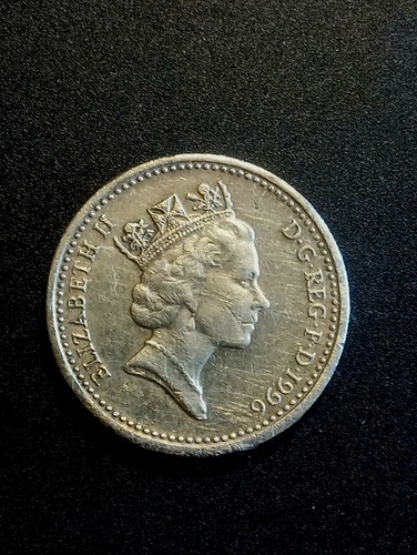 One pound elizabeth decus - pound,