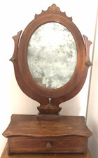 Antique small table mirror - small,