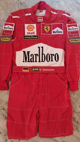 Tuta schumacher con toppe - tuta, m.