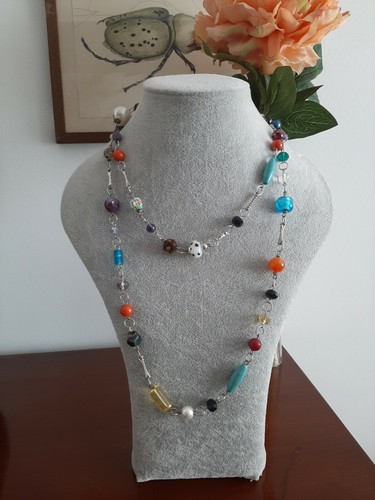 Collana lunga artigianato - lunga,