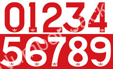 Maglia calcio feltro Liverpool Arsenal 1987 numeri calcio calcio stile Adidas