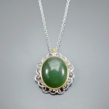 Collana Crisoprasio Naturale