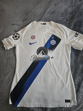 Maglia Inter Away Match Worn/Issue Champions League Lautaro Martinez 10