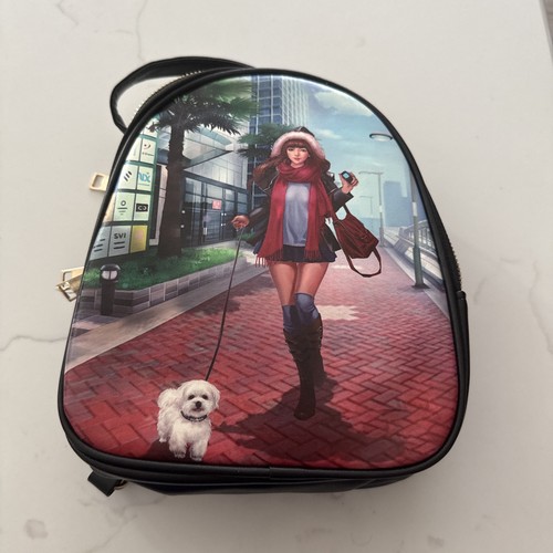 Mini zaino bambina con - con, cane