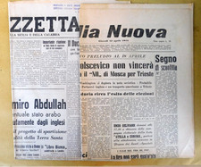 quotidiani varie testate dal 1922 al 1950 interessanti