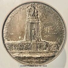 MONUMENTO AL CARABINIERE REALE 1814-1933 MEDAGLIA IN ARGENTO OPUS RUBINO