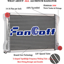 3 Rangées Aluminium Radiateur