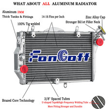 Aluminium Radiateur Pour Honda CBR1100 CBR 1100XX Super Blackbird 1997-08 FR.