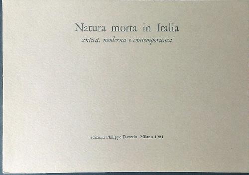 Natura morta italia vv - morta,