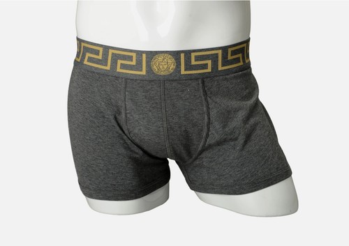 Versace men gray gold greeca - men's, gray/gold