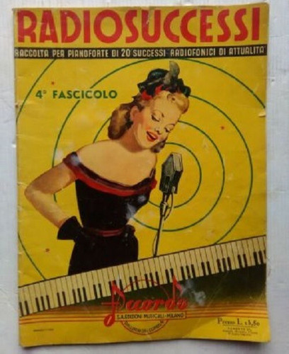 Libro spartito musicale - musicale, anni